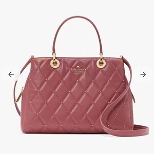 Kate spade Carey Quilted Medium Sullivan Satchel- NWOT- color: pomegranate